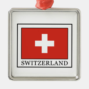 Switzerland Metal Ornament