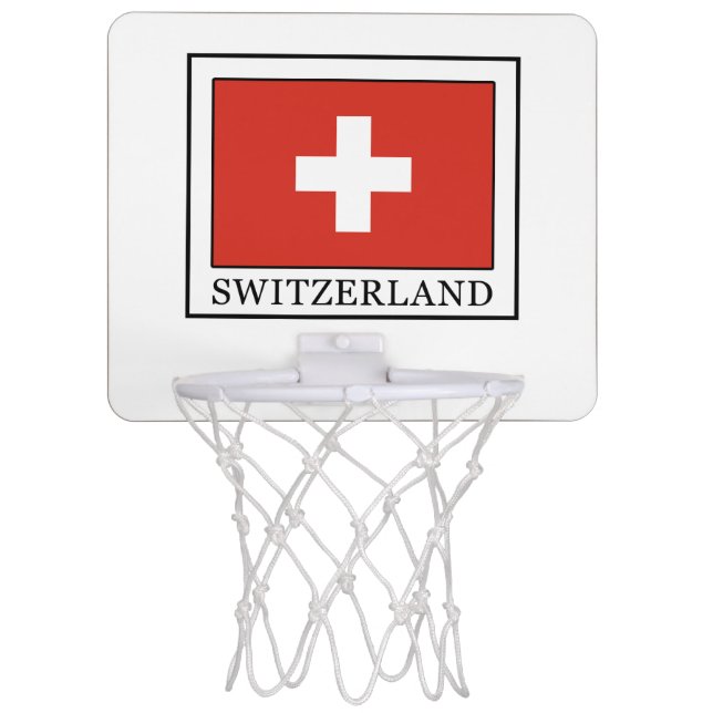 Switzerland Mini Basketball Hoop (Front)