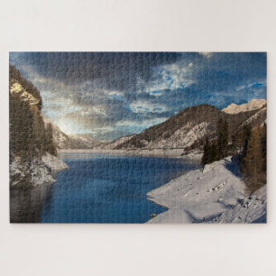 Switzerland Mountain Lake Jigsaw PUzzle