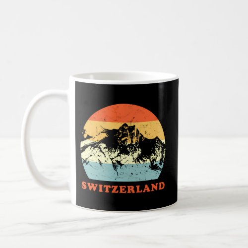 Switzerland Mountain Vacation Throwback Coffee Mug