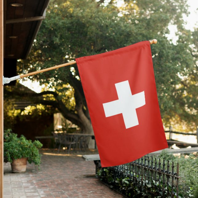 Switzerland National Flag (In SItu)