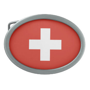 Switzerland National Flag Belt Buckle