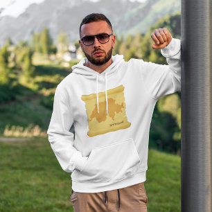 Switzerland On A Parchment Hoodie