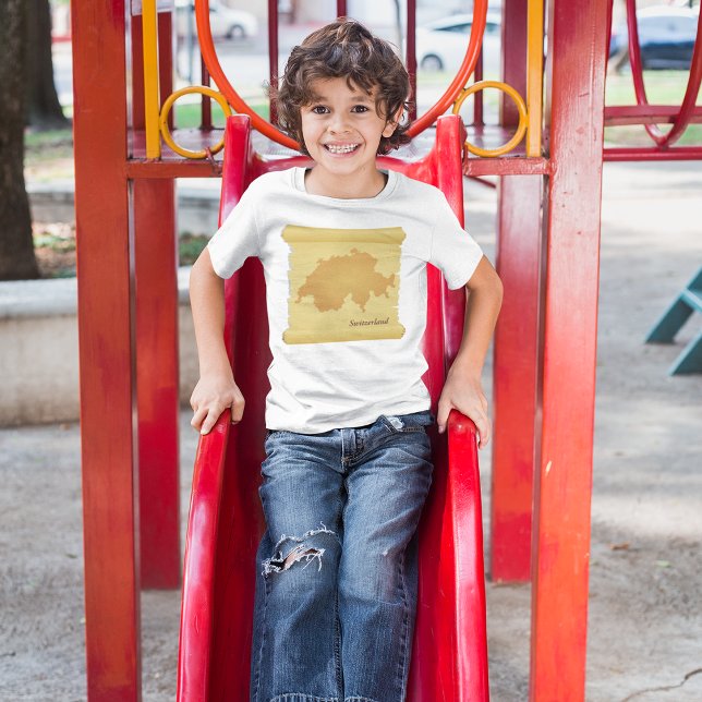 Switzerland On A Parchment T-Shirt (Creator Uploaded)