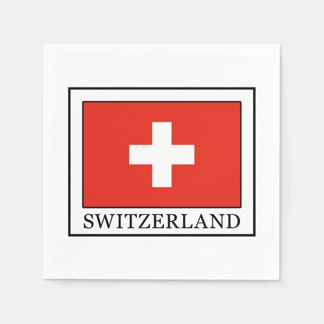 Switzerland Paper Napkins (Front)