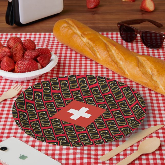 SWITZERLAND   PAPER PLATES (Picnic)