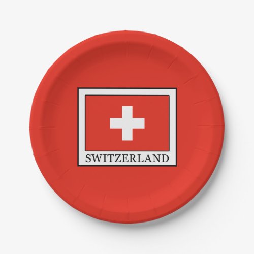 Switzerland Paper Plates