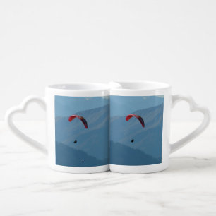 Switzerland Paraglider Coffee Mug Set