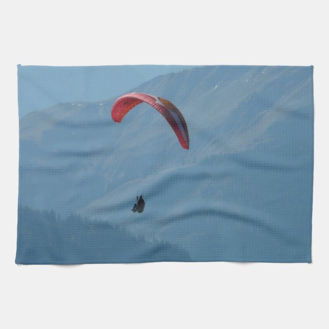 Switzerland Paraglider Towel (Horizontal)