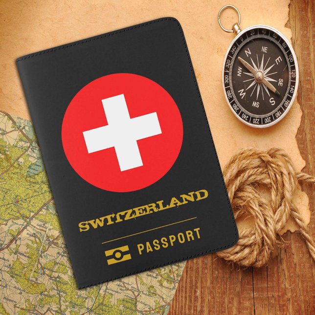 Switzerland Passport, travel & Swiss flag Passport Holder (Creator Uploaded)