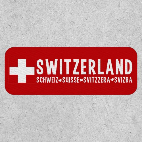 SWITZERLAND PATCH