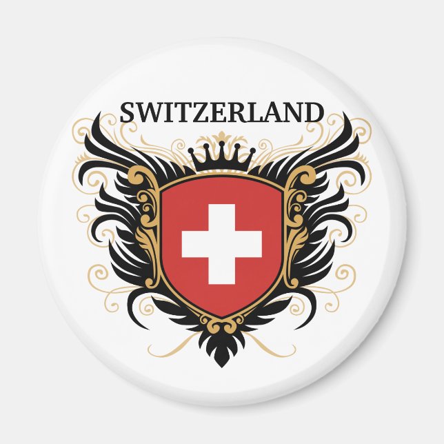 Switzerland [personalize] magnet (Front)