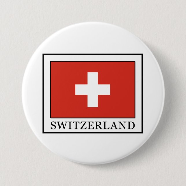 Switzerland Pinback Button (Front)