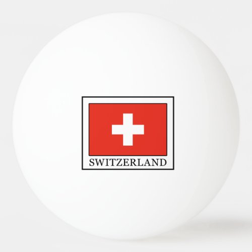 Switzerland Ping Pong Ball