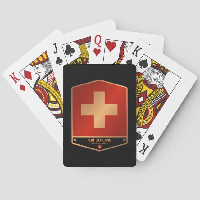 Switzerland Poker Cards (Back)