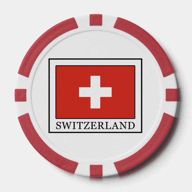 Switzerland Poker Chips (Front)