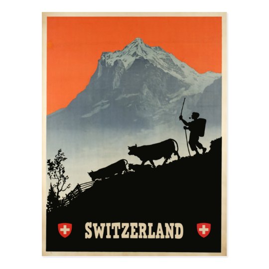 Switzerland,Postcard Postcard | Zazzle.com