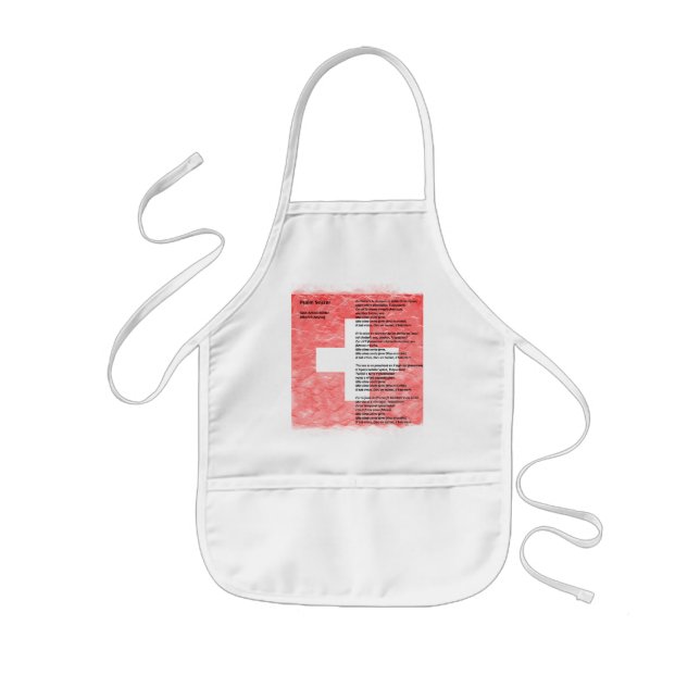 Switzerland - Psalm svizzer Kids' Apron (Front)