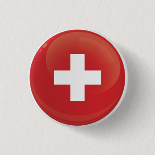 Switzerland  Round Icon Flag Button
