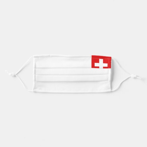 Switzerland Schweiz Suisse Svizzera Flag A Swiss Adult Cloth Face Mask