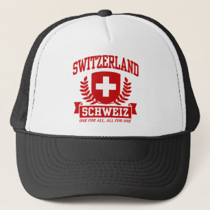 Switzerland Schweiz Trucker Hat