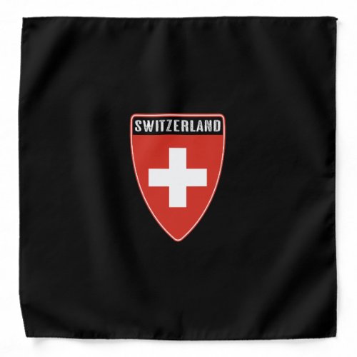 Switzerland Shield Bandana