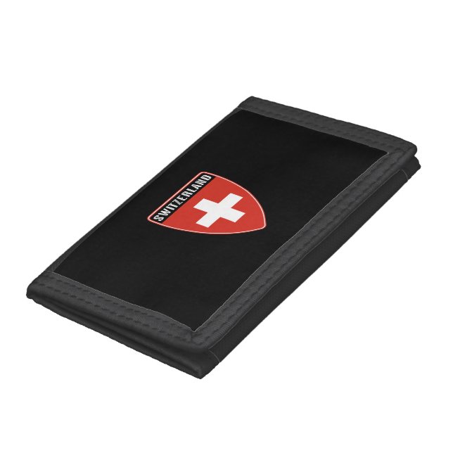 Switzerland Shield Trifold Wallet (Bottom)