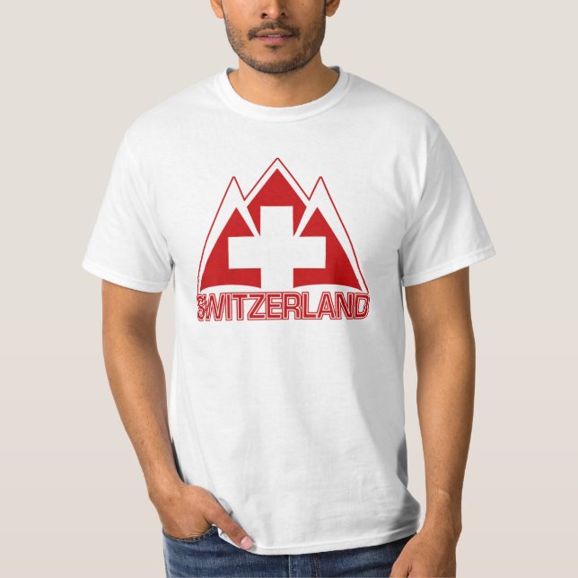 SWITZERLAND shirts – choose style & color (Front)