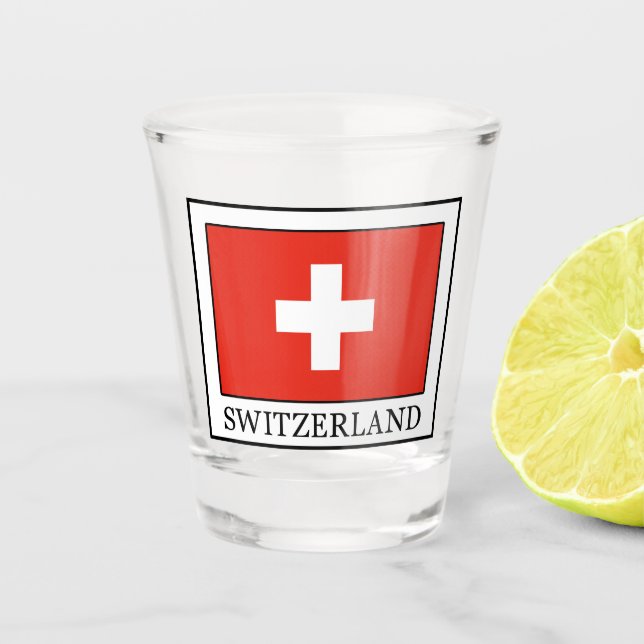 Switzerland Shot Glass (Front)