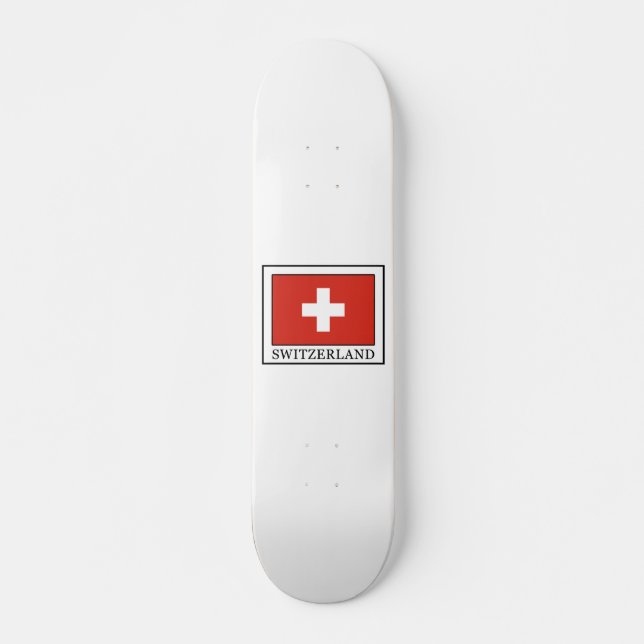 Switzerland Skateboard Deck (Front)