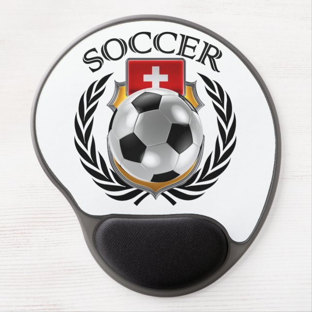 Switzerland Soccer 2016 Fan Gear Gel Mouse Pad (Front)