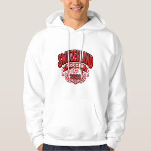 Switzerland Soccer 2026 Soccer Bold Country Typogr Hoodie