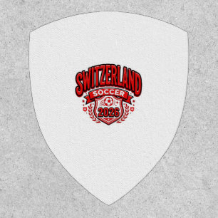 Switzerland Soccer 2026 Soccer Bold Country Typogr Patch