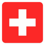 SWITZERLAND SQUARE STICKER
