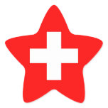 SWITZERLAND STAR STICKER