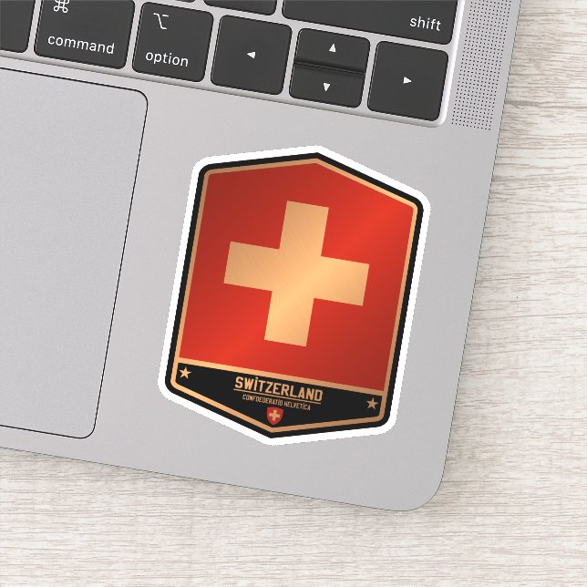 Switzerland Sticker (Detail)