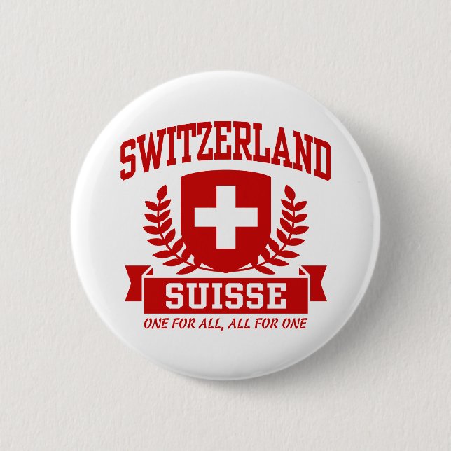 Switzerland Suisse Button (Front)