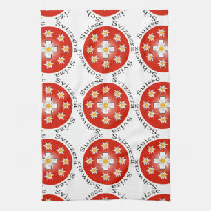 Switzerland - Suisse - Svizzera Dishcloths Kitchen Towel