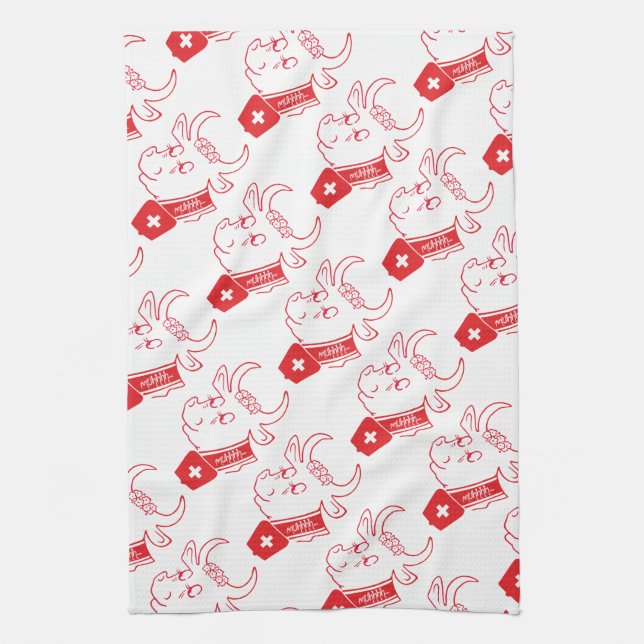 Switzerland - Suisse - Svizzera Dishcloths Kitchen Towel (Vertical)