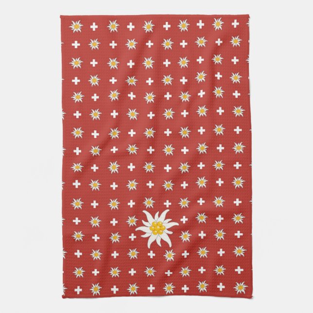 Switzerland - Suisse - Svizzera Dishcloths Kitchen Towel (Vertical)