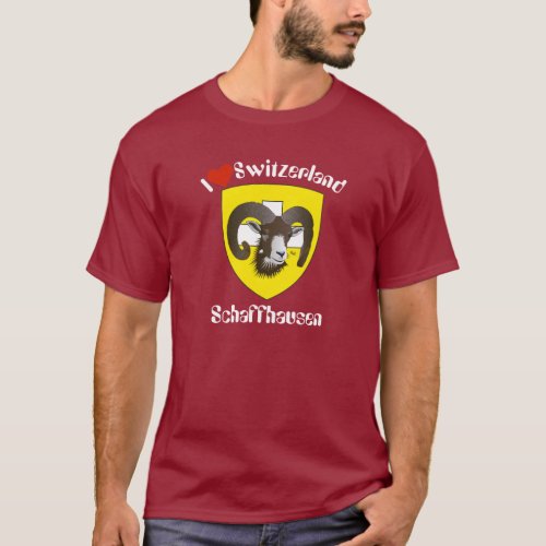 Switzerland Suisse Svizzera Svizra Schaffhausen T_Shirt