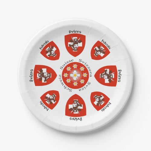 Switzerland _ Suisse _ Svizzera _ Svizra _ Switzer Paper Plates