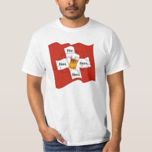 Switzerland - Suisse - Svizzera - Svizra - Switzer T-Shirt