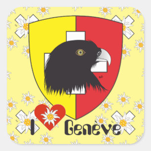 Switzerland Suisse Svizzera Svizra Switzerland Square Sticker