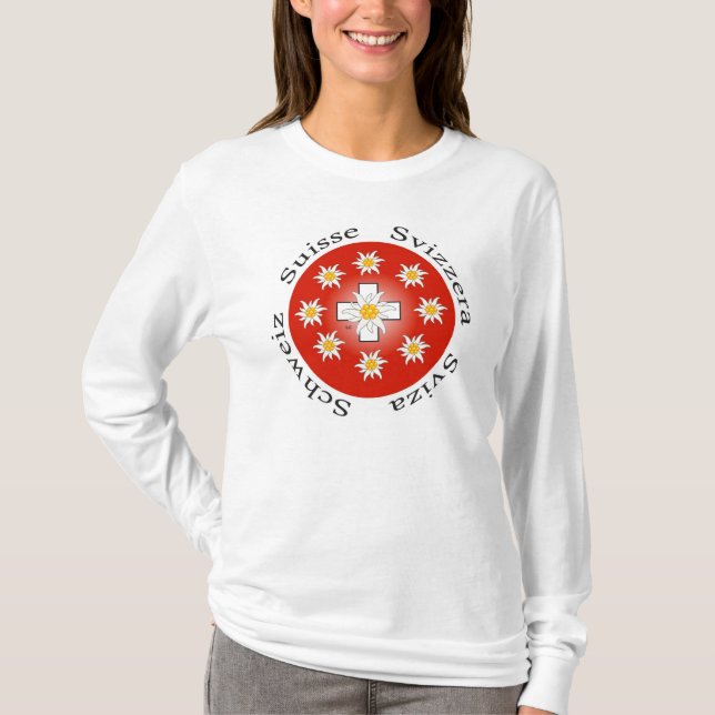 Switzerland Suisse Svizzera Svizra Switzerland T-Shirt (Front)