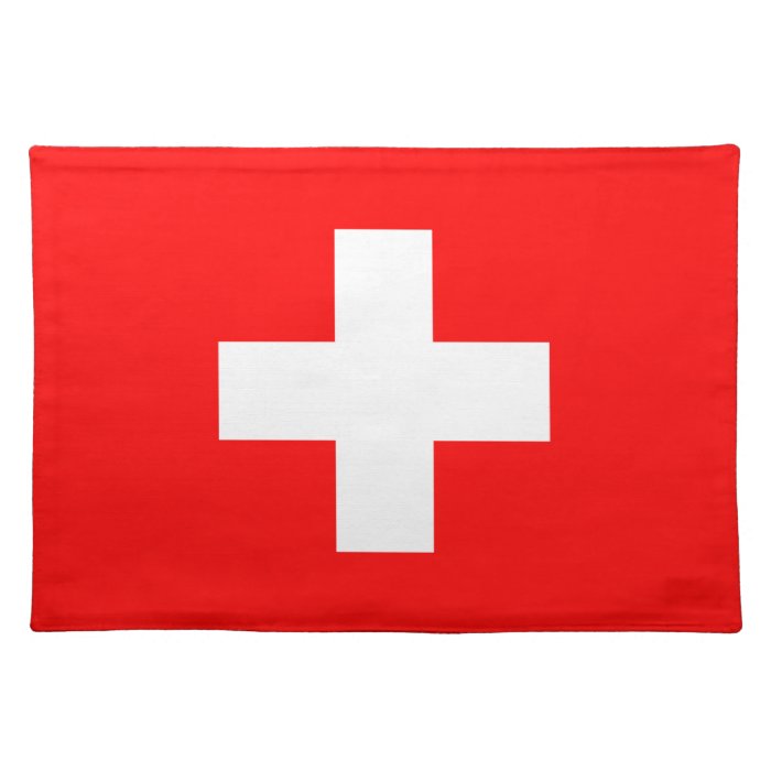 Switzerland   Swiss Flag Placemats