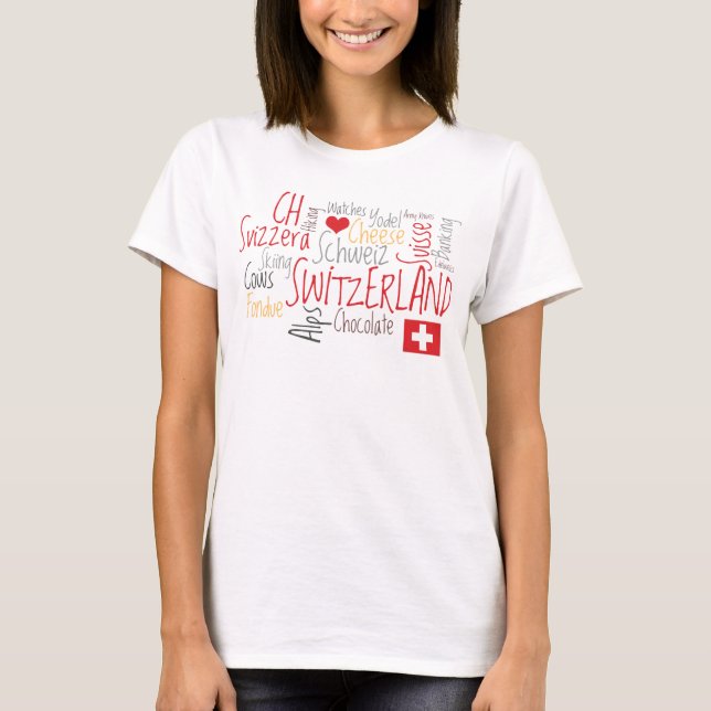 Switzerland Swiss National Day August 1st T-Shirt (Front)