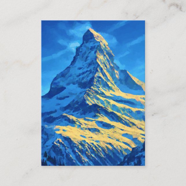 Switzerland The Matterhorn Enclosure Card (Front)