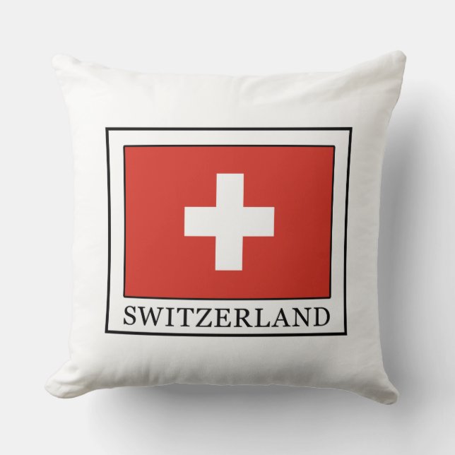 Switzerland Throw Pillow (Front)