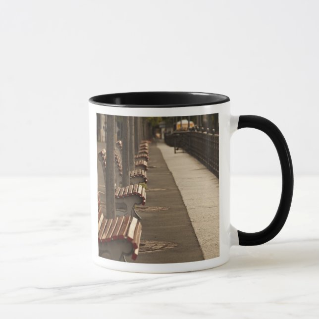 Switzerland, Ticino Canton, Lugano. Lakefront Mug (Right)